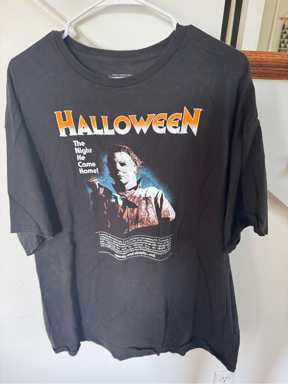 John Carpenter’s Halloween Michael Myers Graphic T-Shirt Black XXL 2022